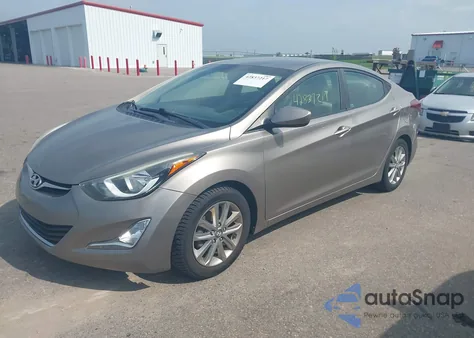 2016 Hyundai Elantra Se from USA, damaged, VIN 5NPDH4AE4GH652998